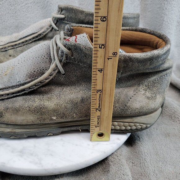 Twisted X Shoes Mens Size 11 Tan Leather Cellstretch Chukka Driving Boots *Read* - Picture 2 of 10